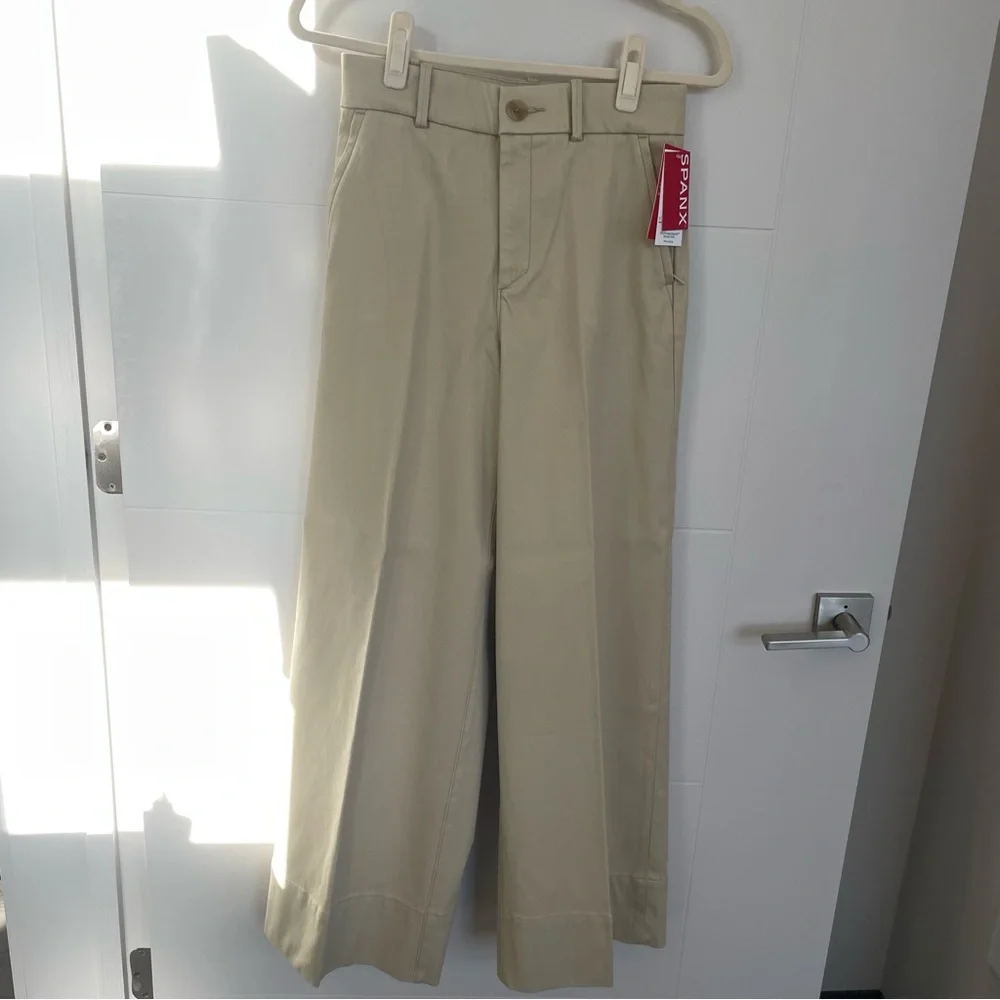 ‼️SPANX‼️Supersmooth Stretch Wide Leg Twill Pants, Small - Picture 3 of 7